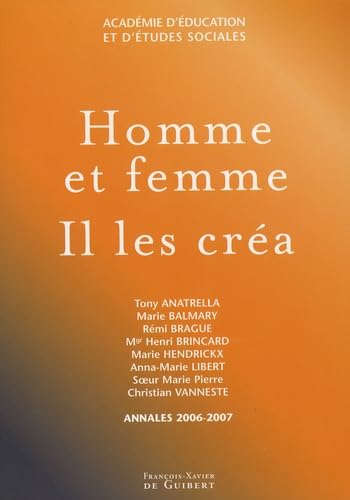 Imagen de archivo de Homme et femme Il les cra a la venta por Ammareal