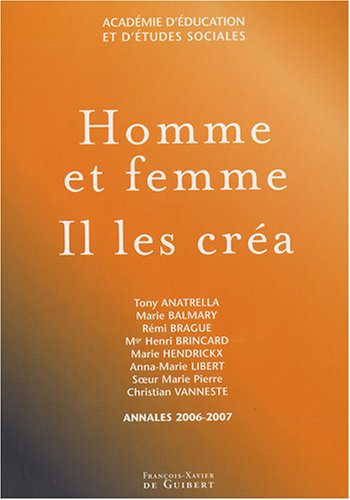 Stock image for Homme et femme Il les cra for sale by Ammareal