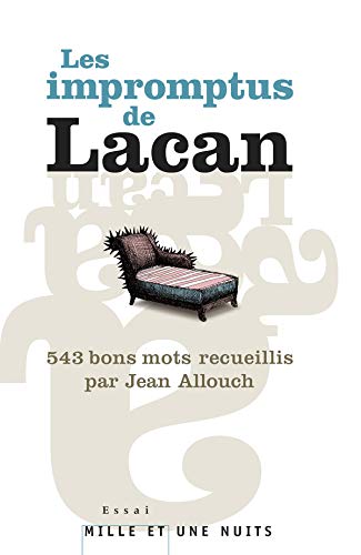 Beispielbild fr 543 impromptus de Jacques Lacan zum Verkauf von medimops