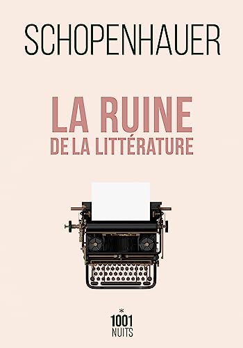 Stock image for La ruine de la littérature [FRENCH LANGUAGE - No Binding ] for sale by booksXpress