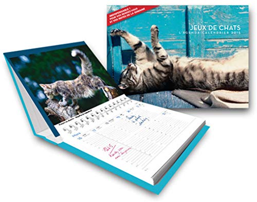 9782755615432: Agenda-Calendrier Jeux de chats 2015