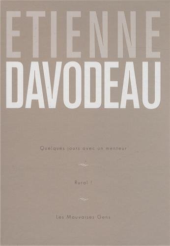 9782756048987: Davodeau: Coffret en 3 volumes : Quelques jours avec un menteur ; Rural ! ; Les Mauvaises Gens