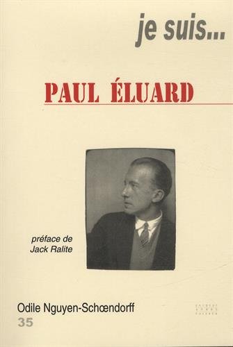 Imagen de archivo de Je suis. Paul Eluard a la venta por Librairie Th  la page