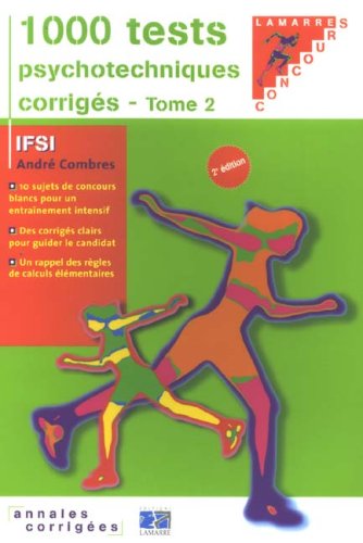 9782757300589: 1000 tests psychotechniques corrigs: Tome 2