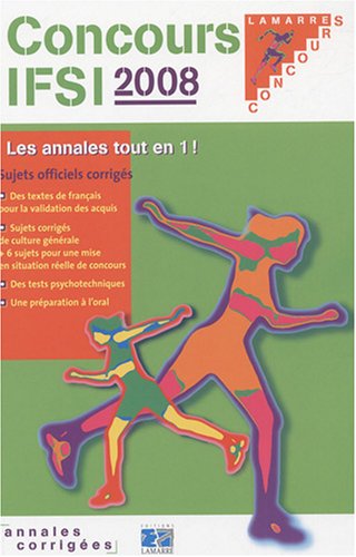 Beispielbild fr Concours IFSI 2008: Sujets officiels et corrigs zum Verkauf von Ammareal