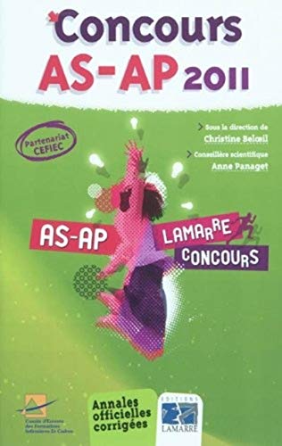 Beispielbild fr CONCOURS AS AP 2011 zum Verkauf von Buchpark