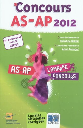 Beispielbild fr Concours AS/AP zum Verkauf von Ammareal