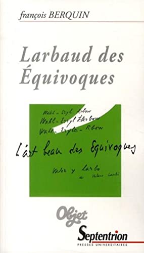 9782757401835: Larbaud des quivoques