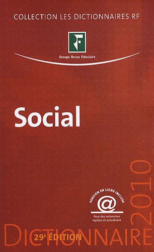 Stock image for Dictionnaire Social 2010 for sale by Ammareal