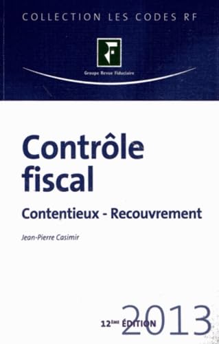 Stock image for Contrle fiscal 2013 : Contentieux - Recouvrement for sale by Ammareal