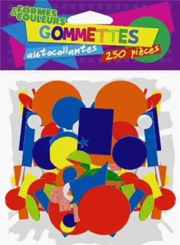 9782758306085: Gommettes Maternelles Formes et Couleurs 250 Pieces