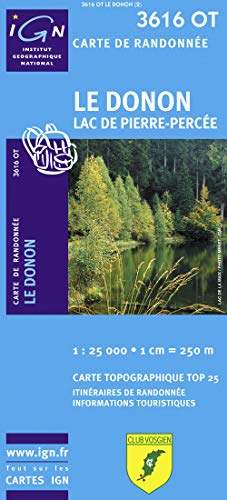 Stock image for Le Donon/Lac De Pierre-Percee: Ign.3616ot for sale by Aardvark Rare Books