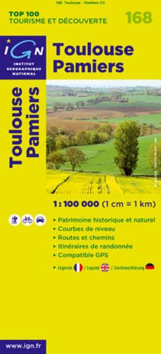 Beispielbild fr Toulouse/Pamiers: IGN.V168 zum Verkauf von Librairie Th  la page