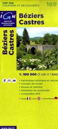 Beispielbild fr IGN 1 : 100 000 Bziers Castres: Top 100 Tourisme et Dcouverte. Patrimoine historique et naturel / Courbes de niveau / Routes et chemins / Itinaires de randonne / Compatible GPS (Ign Top 100s) zum Verkauf von medimops