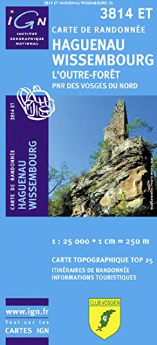 Beispielbild fr IGN Karte, Carte de randonne (et plein air) Haguenau, Wissembourg: L' Outre-Foret. PNR des Vosges du Nord. Courbes de niveau, informations touristiques detailles. Compatible avec le systme GPS zum Verkauf von Buchmarie