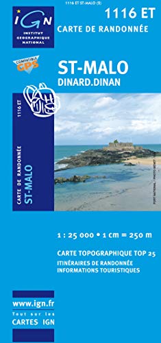 Beispielbild fr Saint-Malo / Dinard.Dinan 1 : 25 000 zum Verkauf von medimops