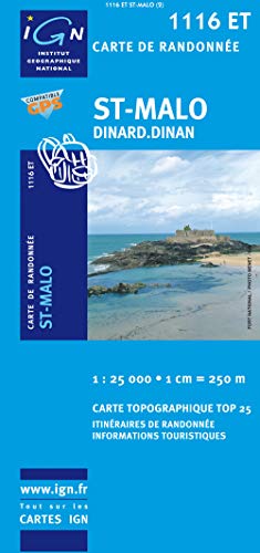 9782758516286: St-Malo / Dinard.Dinan gps (1116ET) (TOP 25)