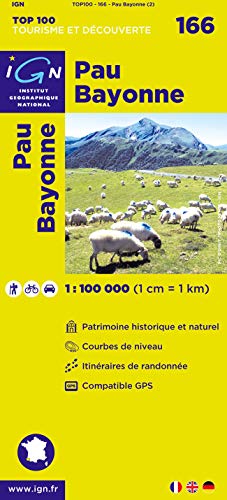 Beispielbild fr Top100166 Pau/Bayonne 1/100.000 zum Verkauf von Librairie Th  la page