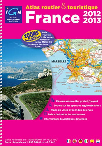 Beispielbild fr France atlas spiral bound A4 ign 2012/2013 (France Atlas: IGN-A95047) zum Verkauf von WorldofBooks