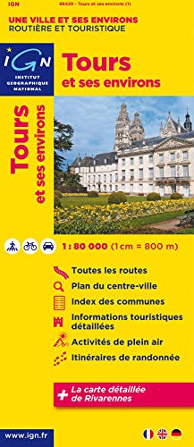 9782758527350: 88429 TOURS ET SES ENVIRONS 1/80.000