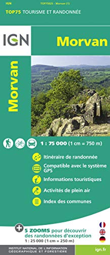 9782758529026: TOP75025 MORVAN 1/75.000