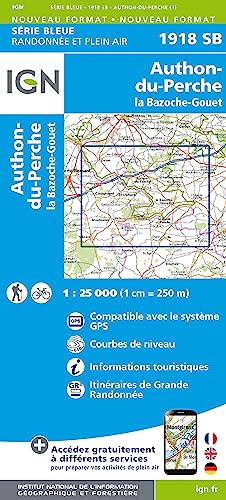 9782758534013: Authon-du-Perche / La Bazoche-Gouet (2015) (Top 25 & srie bleue - Carte de randonne)