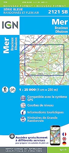 Beispielbild fr 2121SB Mer Bracieux Dhui : IGN Karte, Carte de randonne (et plein air) zum Verkauf von AHA-BUCH GmbH