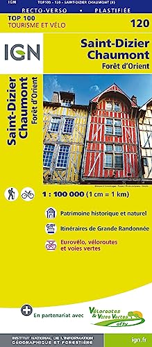 Beispielbild fr IGN 1 : 100 000 Saint-Dizier - Chaumont zum Verkauf von Blackwell's