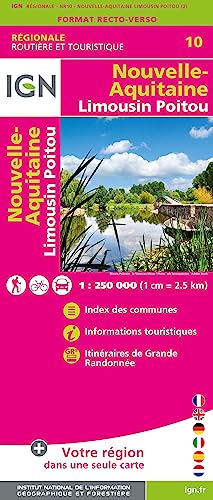 Beispielbild fr NR10 NOUVELLE AQUITAINE LIMOUSIN POITOU zum Verkauf von Librairie Th  la page