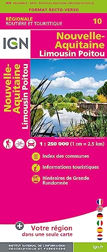 Stock image for NR10 NOUVELLE AQUITAINE LIMOUSIN POITOU for sale by Librairie Th  la page