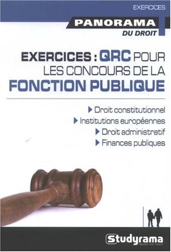 Beispielbild fr Exercices Qrc pour les Concours de la Fonction Publique zum Verkauf von medimops