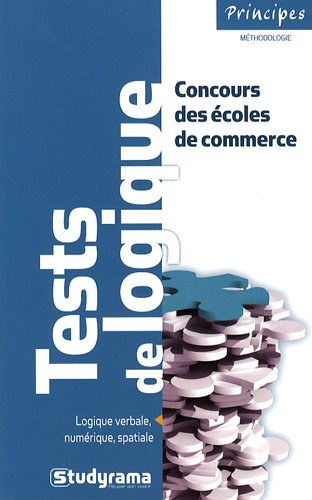 9782759006267: Tests de Logique auc concours des Ecoles de commerce 2e Edition
