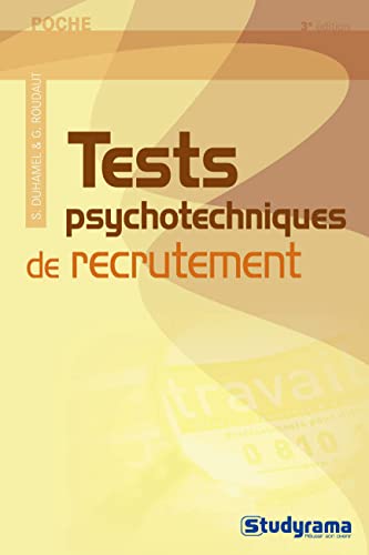 Beispielbild fr Tests psychotechniques de recrutement zum Verkauf von Ammareal