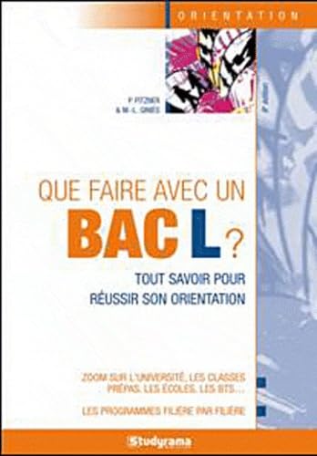 9782759011148: Que faire avec un bac L ?