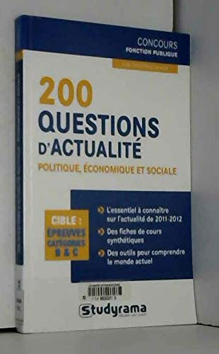 9782759011353: 200 questions d'actualit politique, conomique et sociale