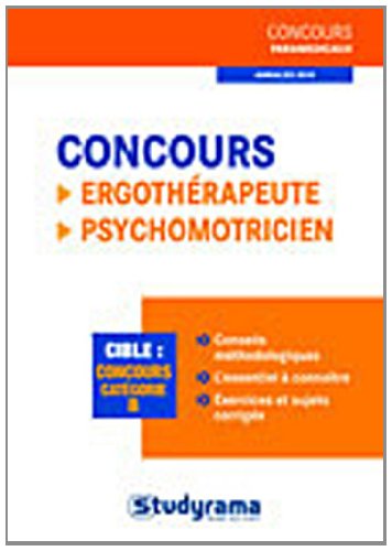 Beispielbild fr Ergothrapeute-psychomotricien zum Verkauf von Chapitre.com : livres et presse ancienne