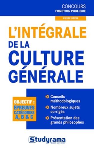 Stock image for L'intgrale de la culture gnrale for sale by Ammareal