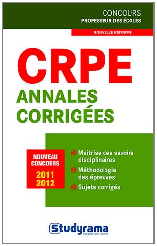 9782759012794: Annales corriges du crpe