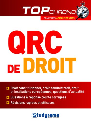 Beispielbild fr QRC de droit zum Verkauf von Ammareal