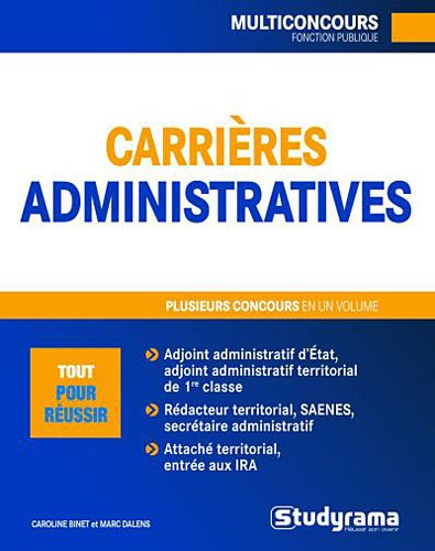 Stock image for Carrires administratives for sale by medimops