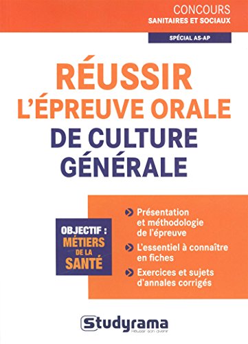 9782759020362: Russir l'preuve orale de culture gnrale: spcial AS-AP