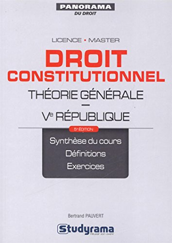 Stock image for Droit constitutionnel : Thorie gnrale - Ve Rpublique for sale by medimops