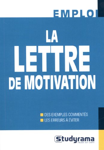 Beispielbild fr La lettre de motivation zum Verkauf von Ammareal