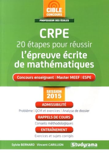 9782759026135: Crpe 20 tapes pour russir l'preuve crite de mathmatiques