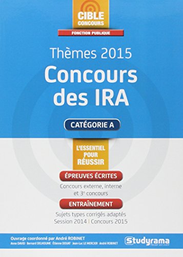 Beispielbild fr Thmes 2015 concours des IRA : catgorie A zum Verkauf von Ammareal