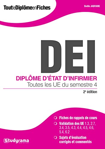 9782759026685: DEI Diplme d'tat d'infirmier (semestre 4): Toutes les UE du semestre 4