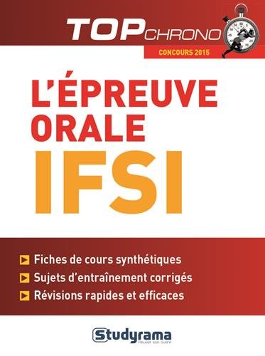 Imagen de archivo de L'preuve orale IFSI a la venta por Ammareal