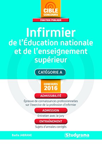 Beispielbild fr Infirmier(e) de l'Education nationale et de l'enseignement suprieur zum Verkauf von medimops