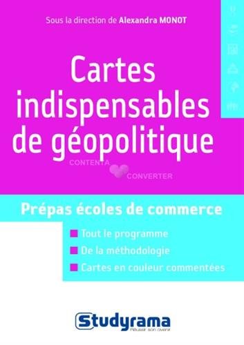 Stock image for Cartes indispensables de gopolitique for sale by Ammareal