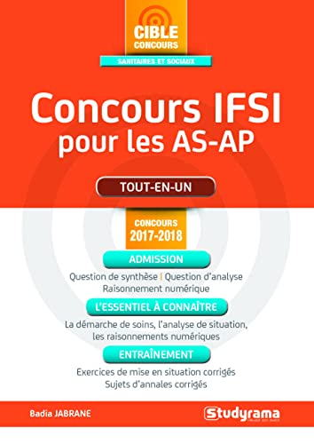 Beispielbild fr Concours IFSI pour les AS-AP zum Verkauf von Ammareal